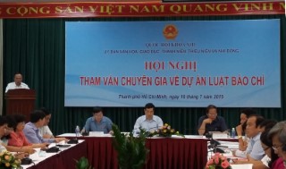 Tham vấn các chuyên gia nhằm xây dựng và hoàn thiện Dự thảo Luật Báo chí